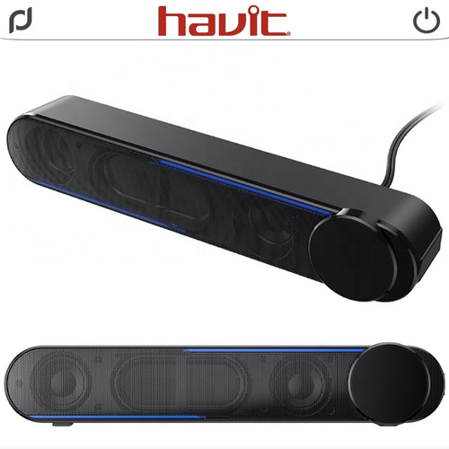PARLANTE BOCINA M18 6W 3.5 MM USB LUZ LED AZUL