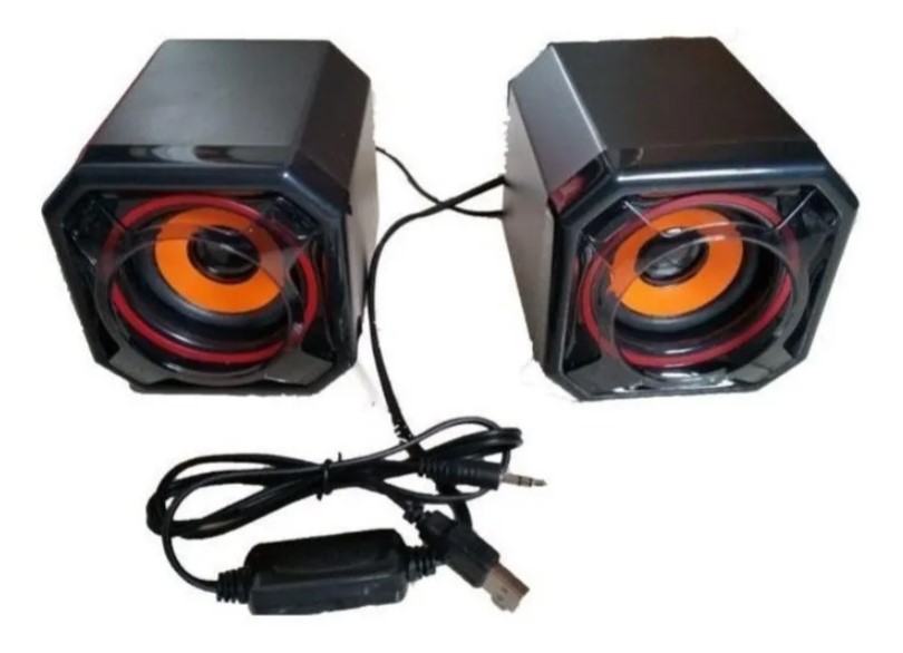 PARLANTES SONIDO WESDAR PARA PC USB 2.0 3.5MM 6W