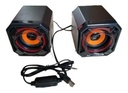 PARLANTES SONIDO WESDAR PARA PC USB 2.0 3.5MM 6W