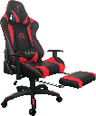 SILLA GAMER RECLINABLE ERGONOMICA ROJA KITSUNE