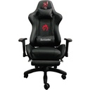 SILLA GAMER RECLINABLE ERGONOMICA NEGRA KITSUNE