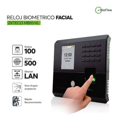 CONTROL DE ACCESO FACIAL, HUELLA, TARJETA TIEMPO DE ASISTENCIA