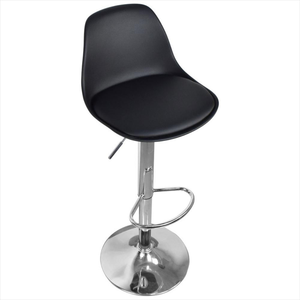 SILLAS BAR  RESTAURANTEEAMES TULIPAN ALTA - NEGRO