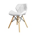 SILLA GONGGA PRO PATAS EN MADERA - BLANCA