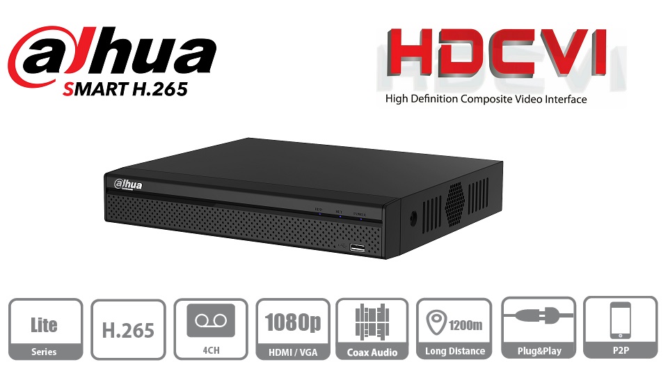XVR 8CH + 2CH IP GRABACION HASTA 1080N 4CH CON SMD 1 HDMI 1 E/S RCA 1 SATA RS485 AI CODING/H.265