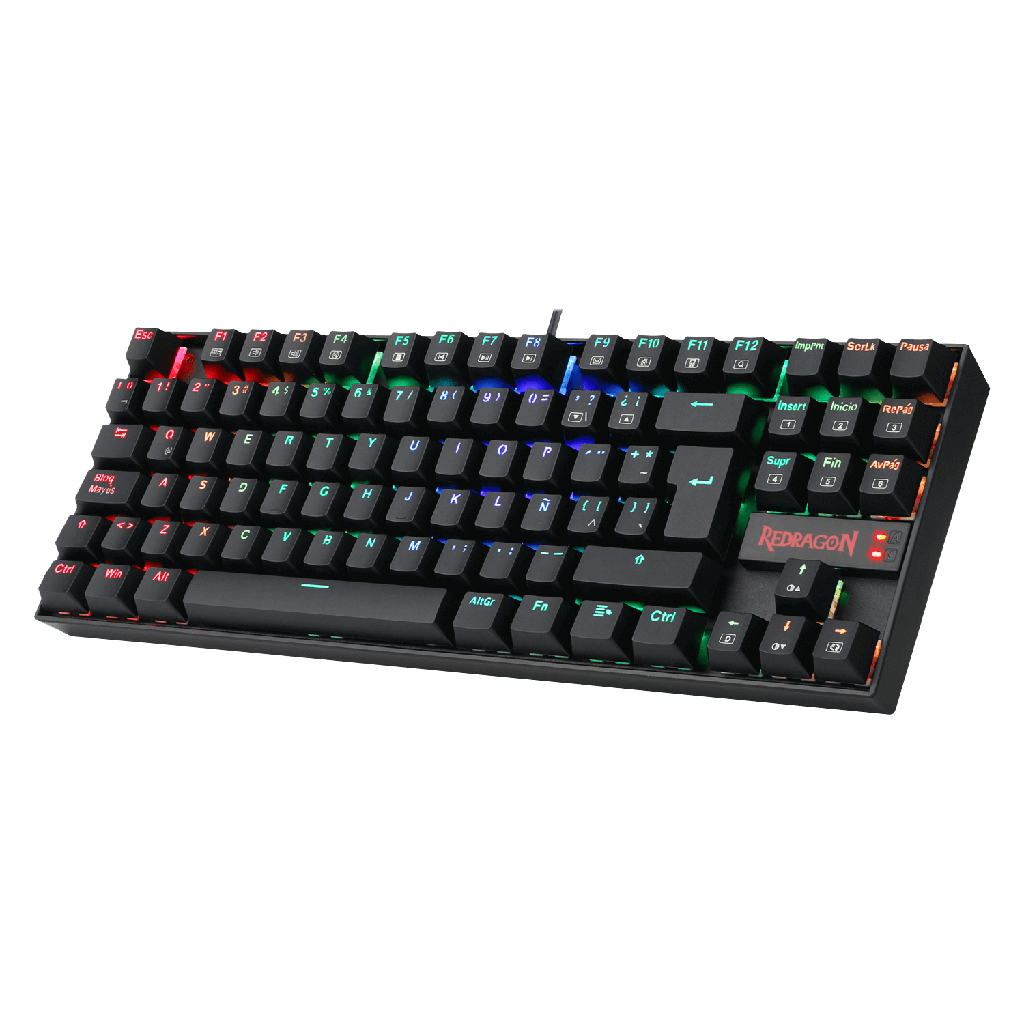 TECLADO REDRAGON GAMER MECANICO KUMURA RGB USB