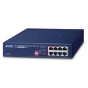 Switch PoE no Administrable, 8 Puertos 10/100/1000 Mbps con 4 Puertos PoE 802.3af/at, Modo Extender Hasta 250 mts