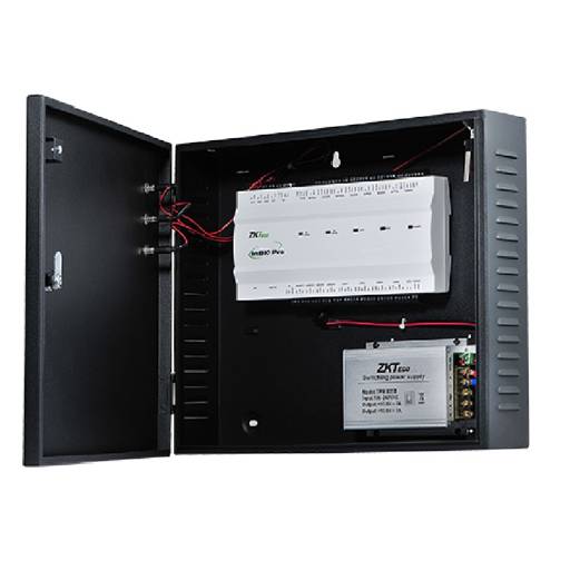 PACKAGEB - CONTROL ACCESO 2 PUERTAS 20000 HUELLAS 60000 TARJETAS WEIGAND 26 BITS TCP/IP+GABINETE