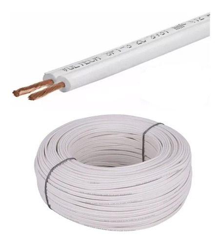 CABLE DUPLEX 2 X 14 ROLLO 100 MTS