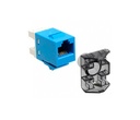 JACK CAT 6 RJ45 COLOR AZUL NO BLINDADOS PARA CABLEADO ESTRUCTURADO