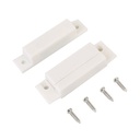 CONTACTO MAGNETICO PARA VENTANAS NORMALMENTE CERRADO COLOR BLANCO