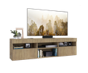 RACK GABINETE PARA TV PARIS DE 65 PULGADAS COLOR RUSTICO