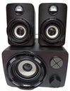 PARLANTE MINI TEATRO RGB GAMER 2.1 LED 12W BLUETOOTH USB/ SD /FM