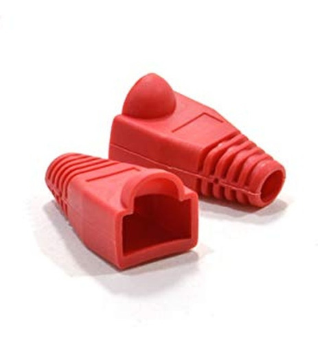 BOTA PARA CONECTOR RJ45 UTP CAPUCHON ROJO