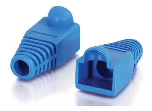 BOTA PARA CONECTOR RJ45 UTP CAPUCHON AZUL