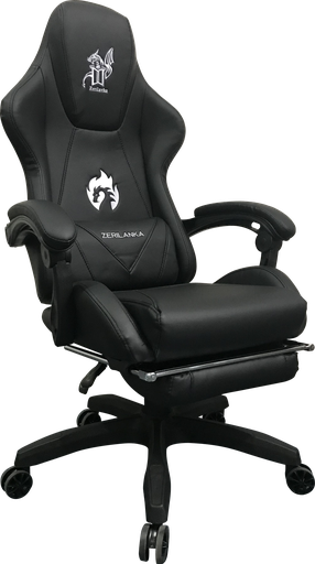 SILLA GAMER BRAZOS FIJOS RECLINABLE AKIRA NEGRA