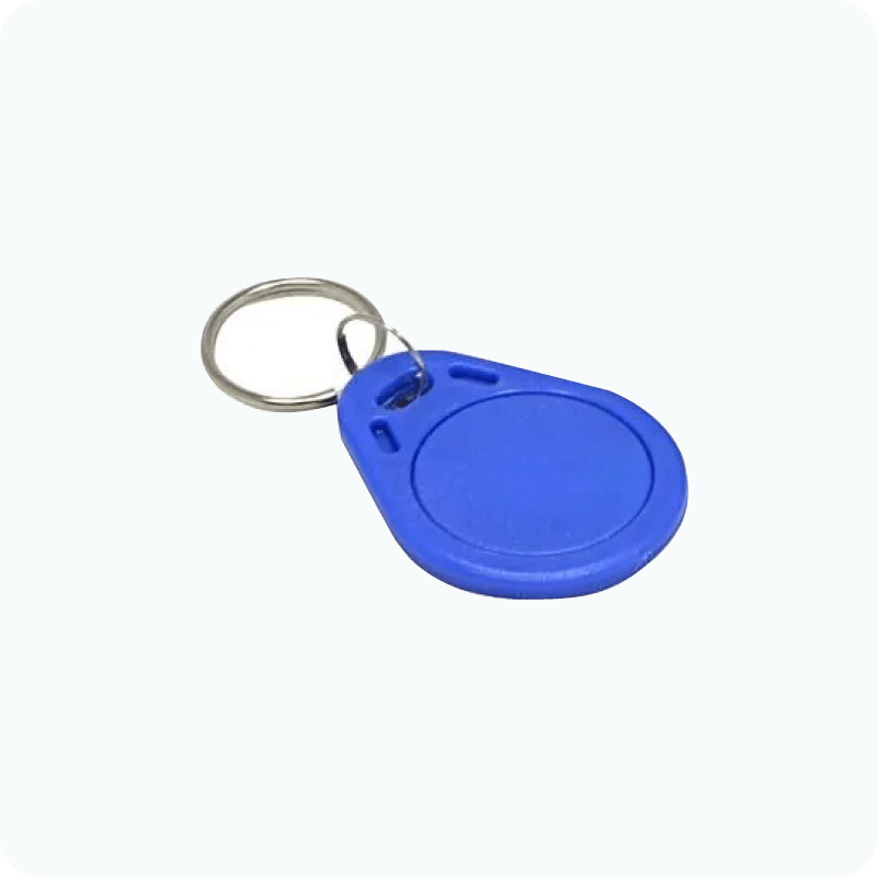 TARJETA DE PROXIMIDAD PARA CONTRO DE ACCESO TIPO LLAVERO COLOR AZUL 125Khz