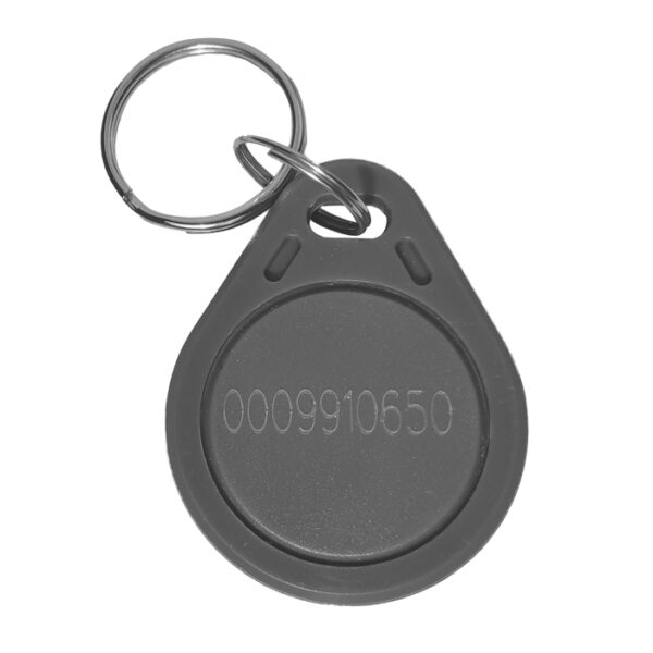 TARJETA DE PROXIMIDAD PARA CONTRO DE ACCESO TIPO LLAVERO COLOR GRIS 125Khz