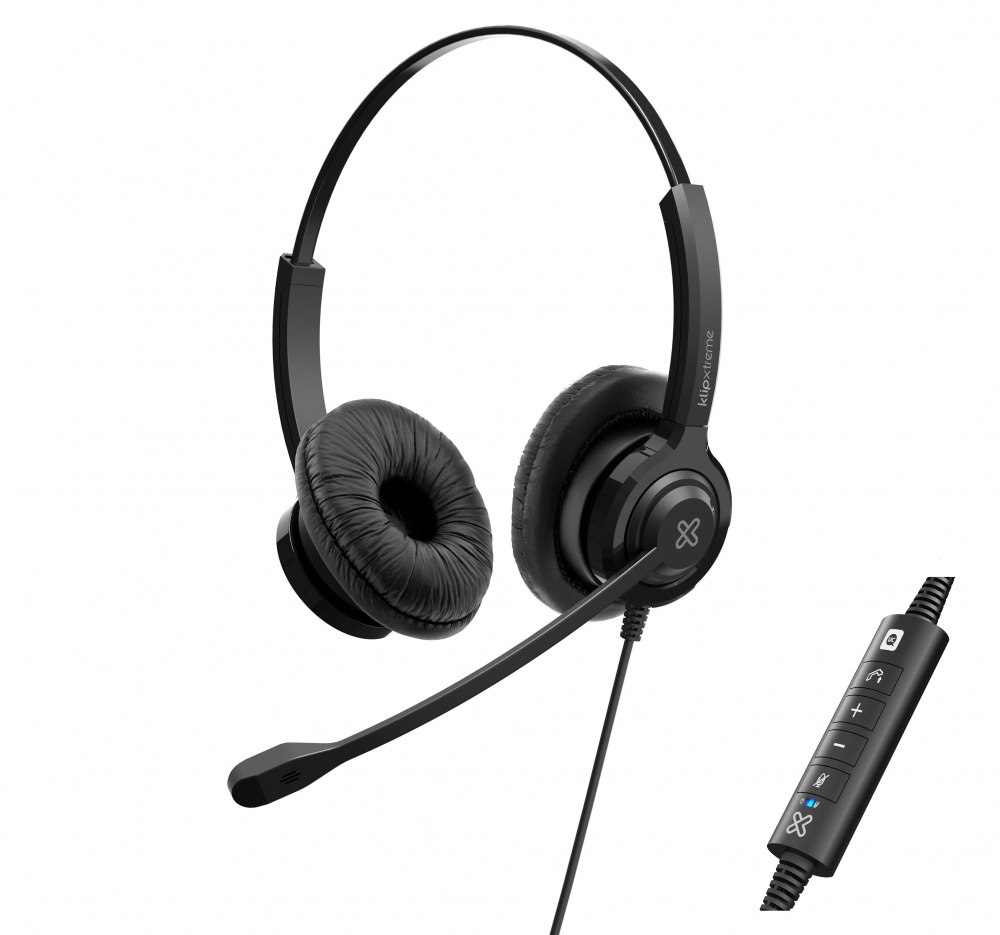 AURICULARES DIADEMA CON MICROFO AISLANTE KLIP XTREME USB
