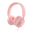 AUDIFONOS DIADEMA GAMER ROSADOS CABLEADOS 3.5MM