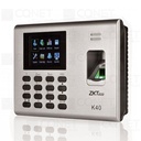 CONTROL DE ACCESO K40 ZKTECO TCP/IP 1000 HUELLAS TARJETA ID