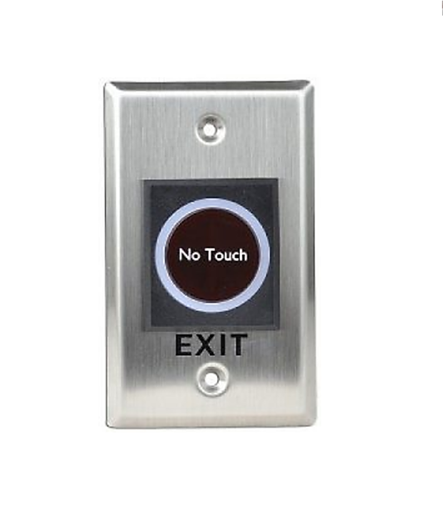 BOTON NO TOUCH SALIDA SAT MR11 INOXIDABLE RECTANGULAR