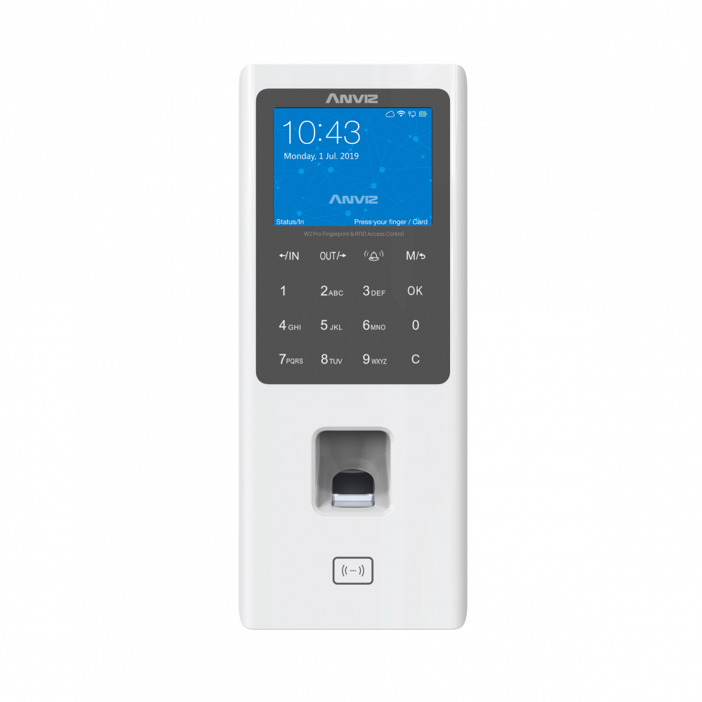 CONTROL DE ACCESO HUELLA  W2-PRO NUBE ANVIZ