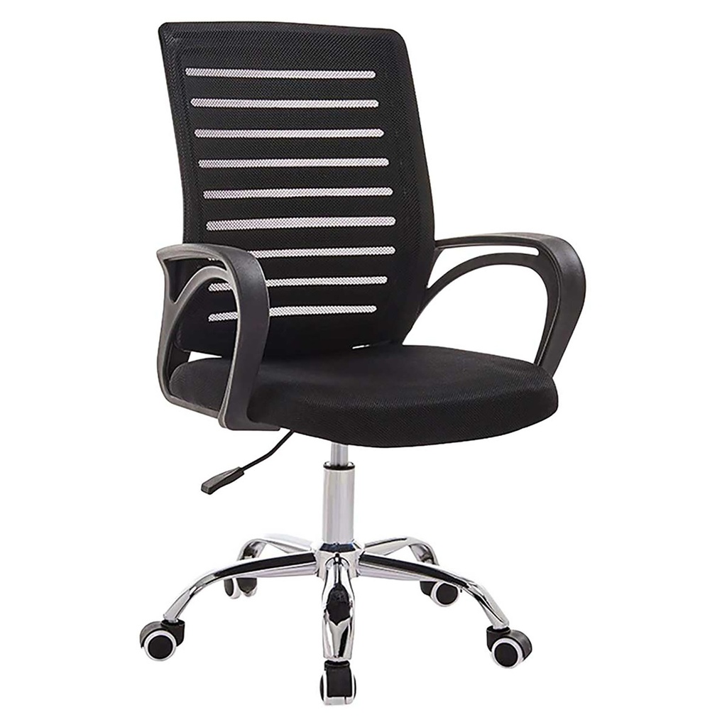 SILLA DE OFICINA MALLA COLLINS SIN CABECERO GIRATORIA BRAZO FIJO