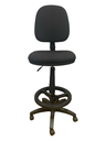 SILLA DE CAJERO LISA BASE Y ARO NYLON / CONTACTO PERMANENTE / ARMADA