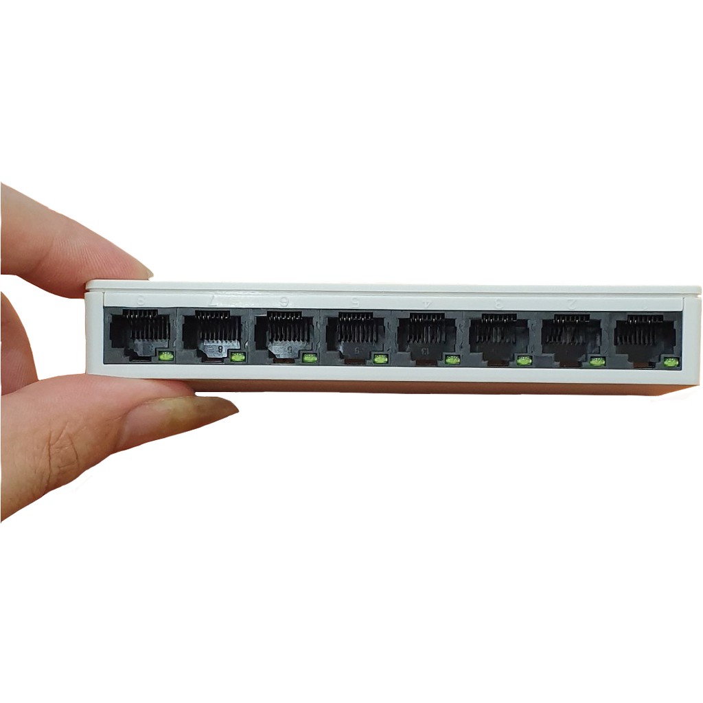 SWITCH DE 8 PUERTOS PIX-LINK BASE 10/100 RED RJ45