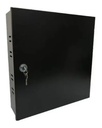 GABINETE PARA DVR VERTICAL METALICO NEGRO 37X37X10