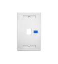 FACE PLATE SENCILLO SURLINK PARA RED RJ45 BLANCO