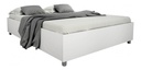 CAMA DOBLE MONACO BLANCO MADERA 140X 195 MDP