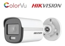 CAMARA TURBO 1080P BALA F2.8mm 0.001LUX F1.0 24/7 COLORVU LUZ BLANCA 20M 3D DNR DWDR IP67 PLASTICA HIKVISION