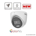 CAMARA TURBO 3K COLORVU AUDIO TURRET EXIR LUZ BLANCA 40 m 0.001LUX F2.8MM IP67 METAL HIKVISION