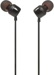 AUDIFONOS JBL T110 NEGROS ORIGINALES CON MICROFONO 3.5MM