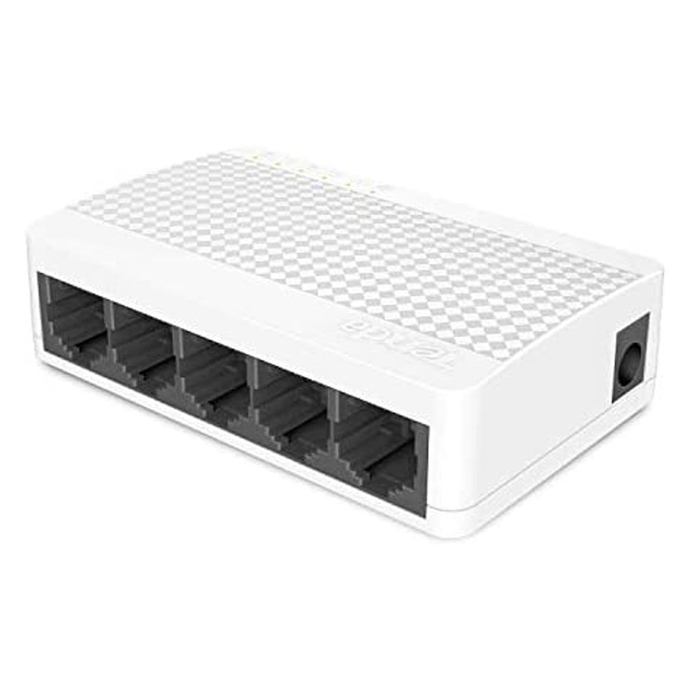 SWITCH TENDA DE ESCRITORIO 5 PUERTOS 10/100 MBPS PLASTICO PROTECCION 6KV