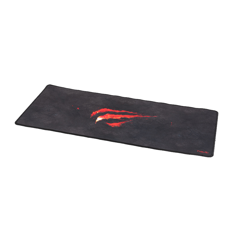 PAD MOUSE GAMER GOMA ANTIDESLIZANTE 70X30 CM HV-MP861 NEGRO