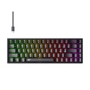 TECLADO GAMER NEGRO MECANICO COMPACTO CABLE TIPO C