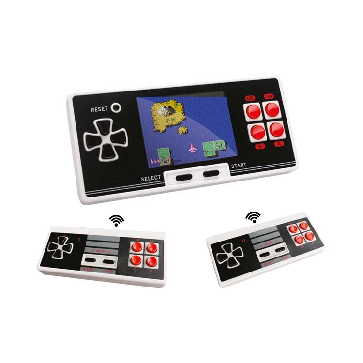 CONSOLA POLY STATION PORTABLE 200 JUEGOS UNITEC + 2 CONTROLES INALAMBRICOS