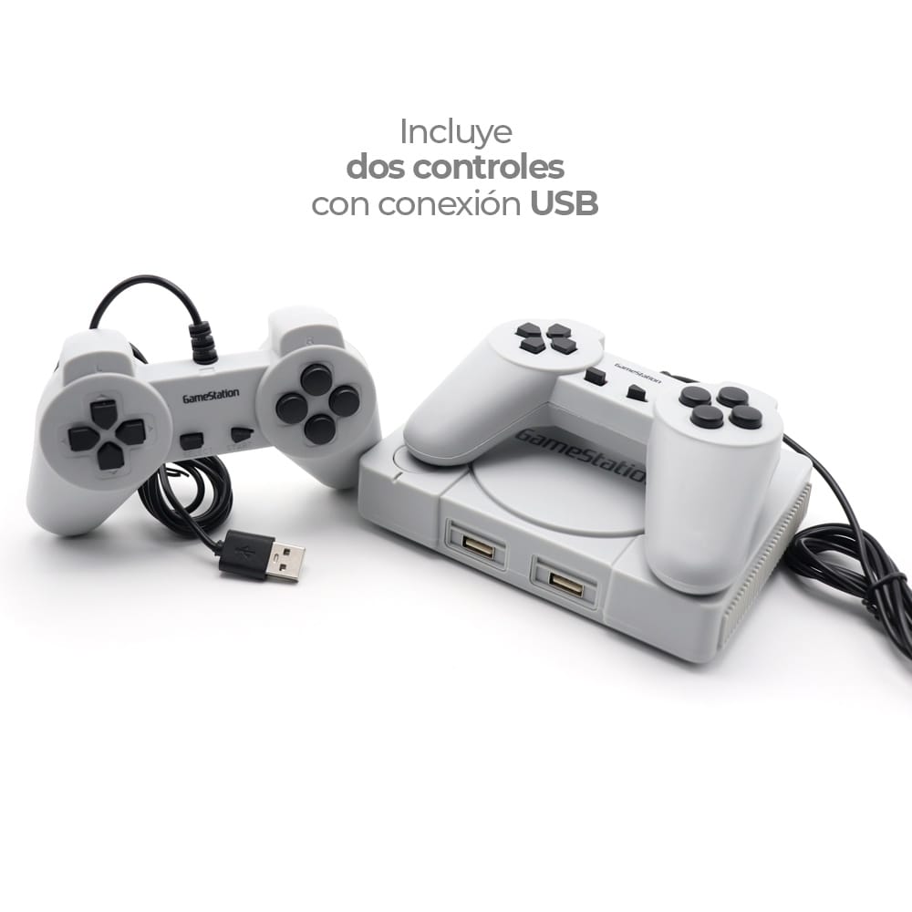 POLY STATION 200 JUEGOS + 2 CONTROLES CLASICO NC-018