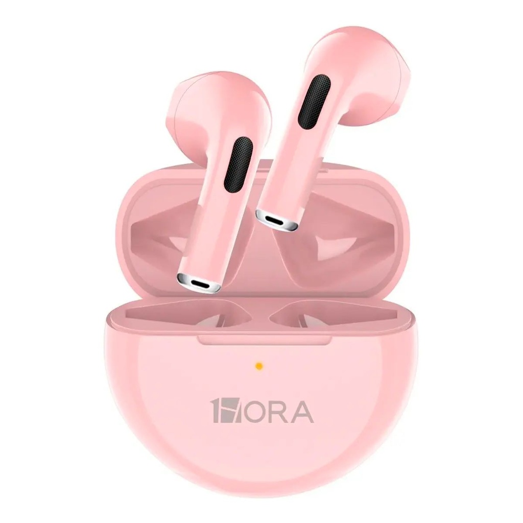 AUDIFONOS AIR POD BLUETOOTH RECARGABLES MANOS LIBRES ROSADO