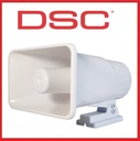 SIRENA PARA ALARMA DOBLE TONO 30W- DSC BLANCA