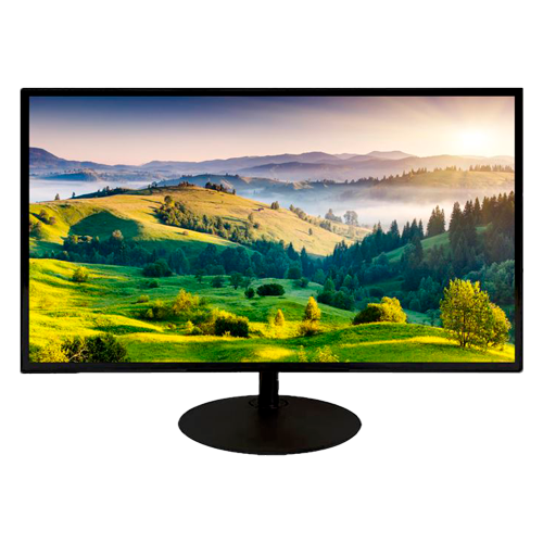 MONITOR 27" RETROILUMINACION LED 2K/4K ANGULO DE VISIÓN 170°(H)/160°(V) HDMI/VGA/RCA.CARC PLASTICA