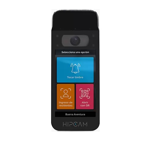 HIPCAM VIDEO PORTERO PLASTICO WIFI/BLUETOOTH CAMARA 1080P FULL HD PANTALLA TACTIL 4" FOV 160° IP65