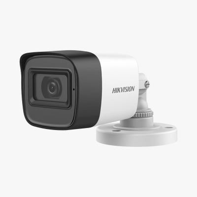 Bala TURBOHD 2 Megapixel / Gran Angular 106° / Lente 2.8 mm / Audio por coaxitron / 25 mts IR EXIR / Exterior IP67 / 4 Tecnologías / dWDR / Hikvision