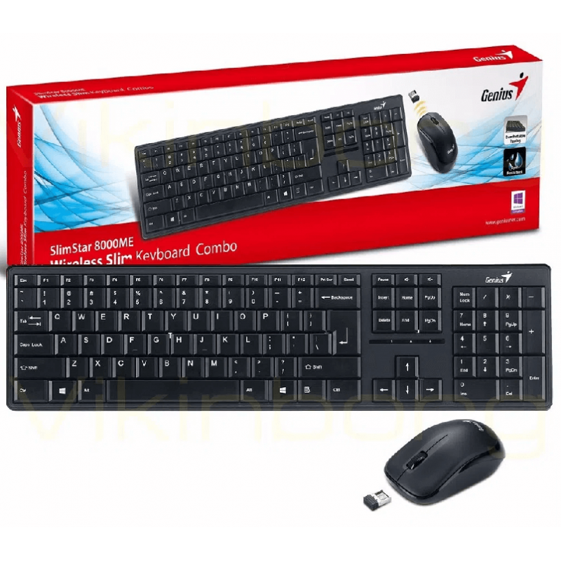 COMBO GENIUS TECLADO + MOUSE SLIMSTAR 8000SE