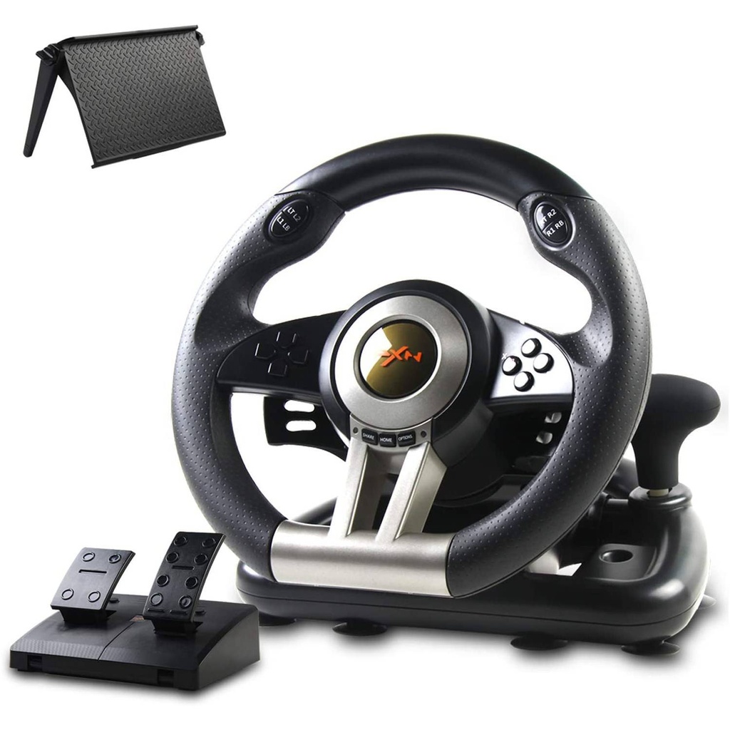 TIMON DE CARRERAS SEMI PROFESIONAL XBOX ONE, PS4,PC , NINTENDO + 2 PEDALES