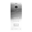 INTERCOMUNICADOR IP SIP METALICO PANTALLA 3" TECLADO CAM. 1,3MP FOV 75° 12VDC IP54 IK07 SIN SOPORTE