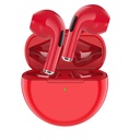 AUDIFONOS AIR POD BLUETOOTH RECARGABLES MANOS LIBRES ROJO